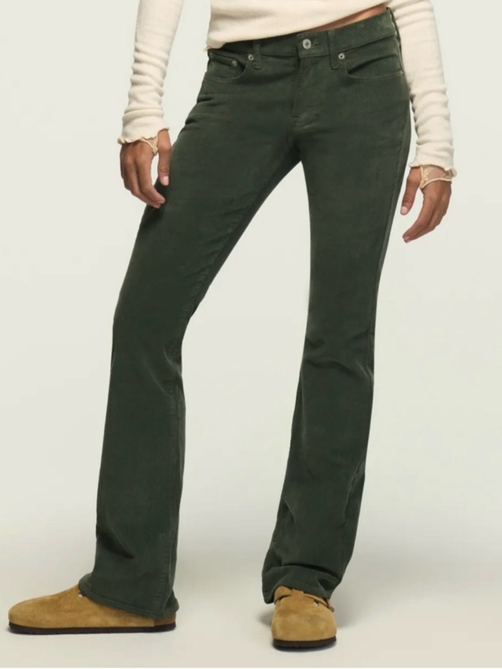 New Lucky Brand Mid-Rise Sweet Corduroy Bootcut Pants 14 Ankle